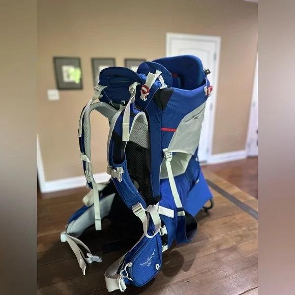 Osprey poco plus Blue Child Carrier Backpack - Picture 2 of 8
